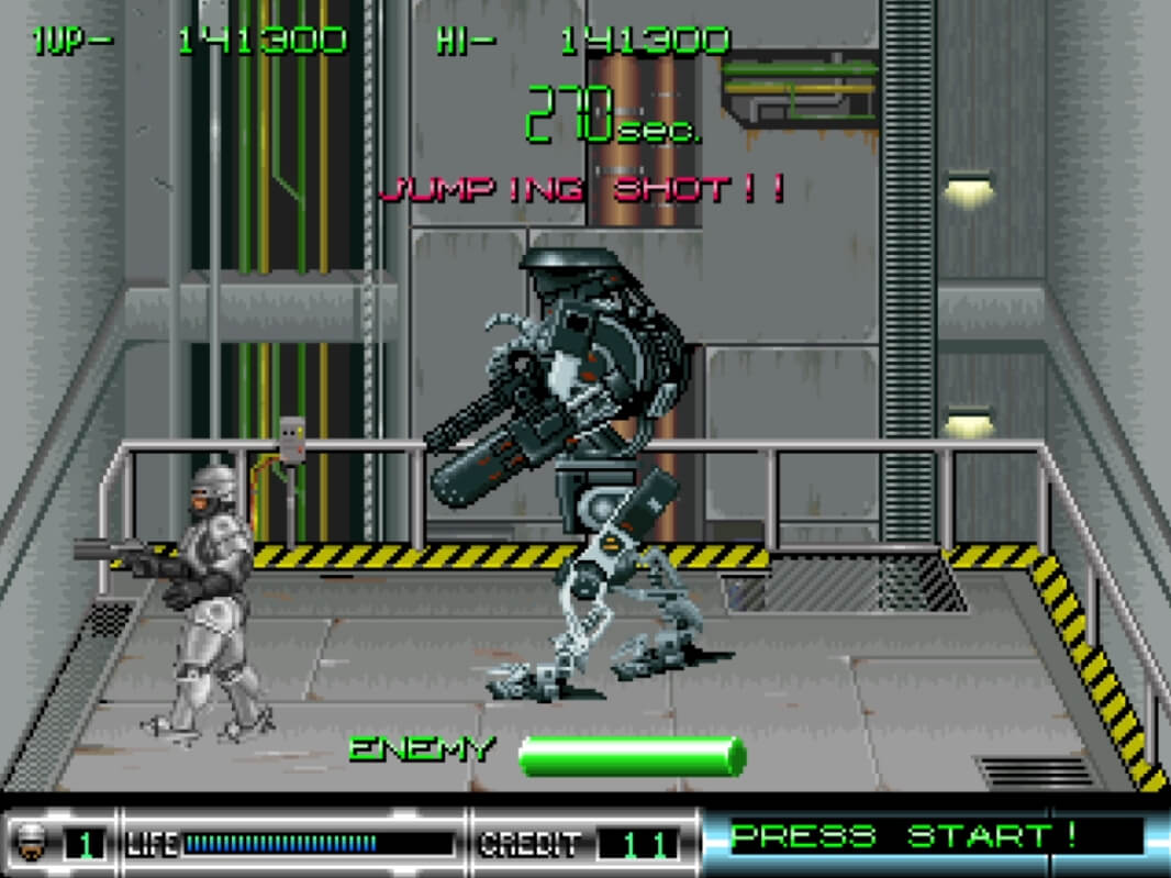 RoboCop 2 - геймплей игры Arcade